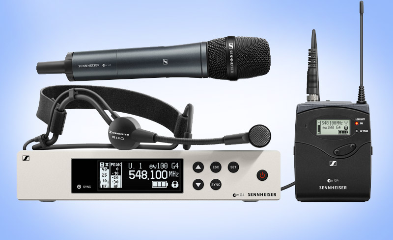 Microfon-wireless-digital-Sennheiser-EW-100-G4